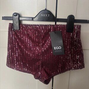 Sequin hot pants size 6
